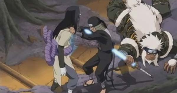 Orochimaru vs Hiruzen Sarutobi